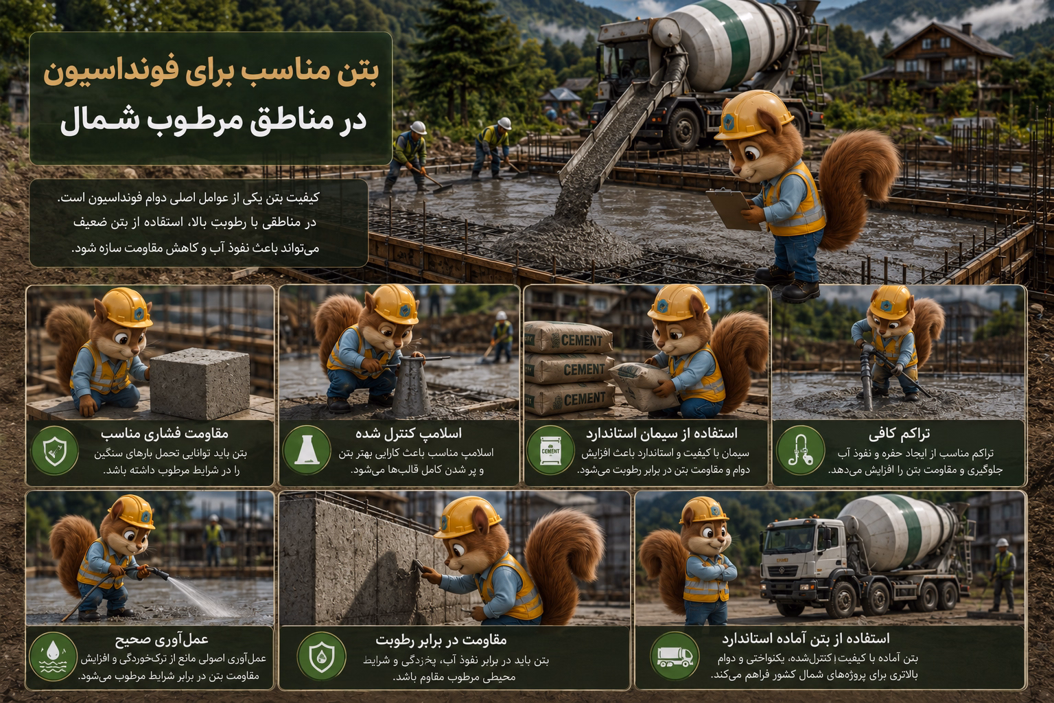 فونداسیون بتن ریزی فونداسیون