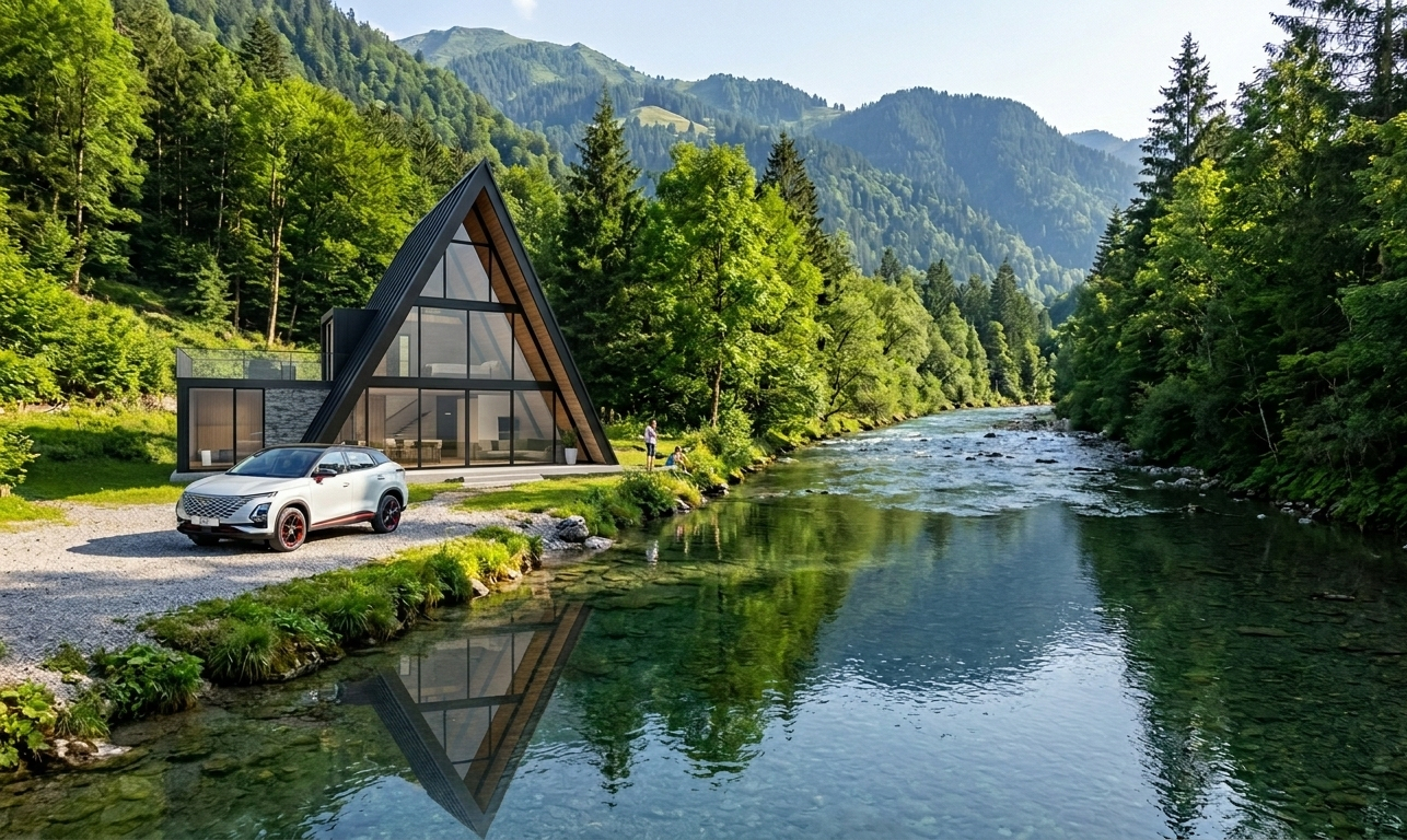 ساخت کلبه سوئیسی قیمت و هزینه ساخت کلبه سوئیسی