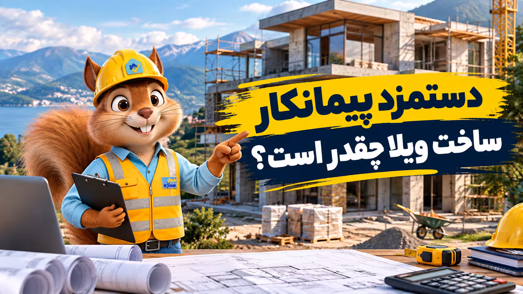 دستمزد پیمانکار ساخت ویلا چقدر است؟