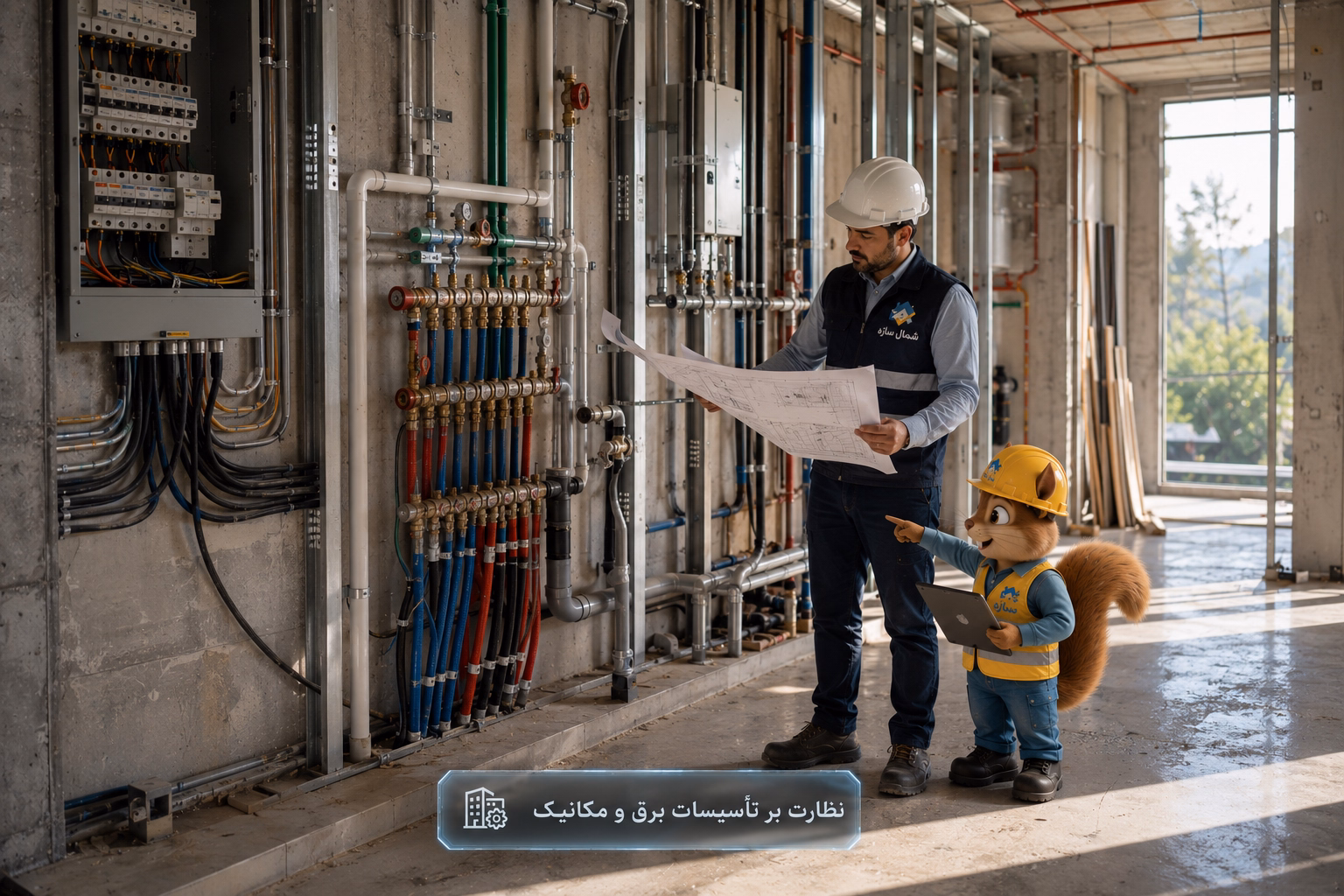 نظارت بر ساخت ویلا تاسیسات بر ساخت ویلا