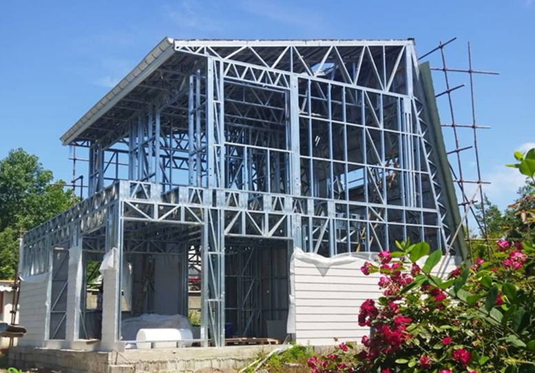 اجرای اسکلت LSF 