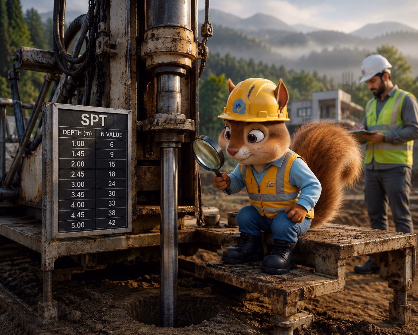 آزمایش خاک ازمایش SPT